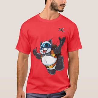 スカイダイビングパンダベア – 絶滅危惧種アドレナリンシーク Tシャツ