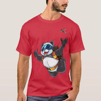 スカイダイビングパンダベア – 絶滅危惧種アドレナリンシーク Tシャツ
