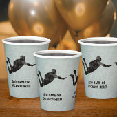 スカイダイビングフリーファールメタルルムメンズスポーツテーマ 紙コップ