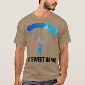 スカイダイビングマイスイートホームスカイダイビングスカイダイバー Tシャツ