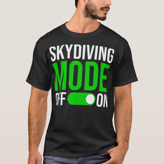 スカイダイビングモードオン Tシャツ (正面)