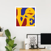 スカイダイビングラブ ポスター (ホームオフィス)