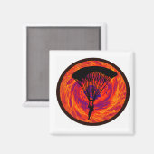 スカイダイビングレベル マグネット (正面/裏面)