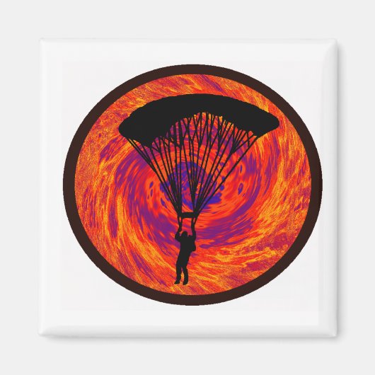 スカイダイビングレベル マグネット (正面)