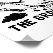 スカイダイビング趣味 |スカイダイビングパラシュートギフトアイディア ポスター (角)