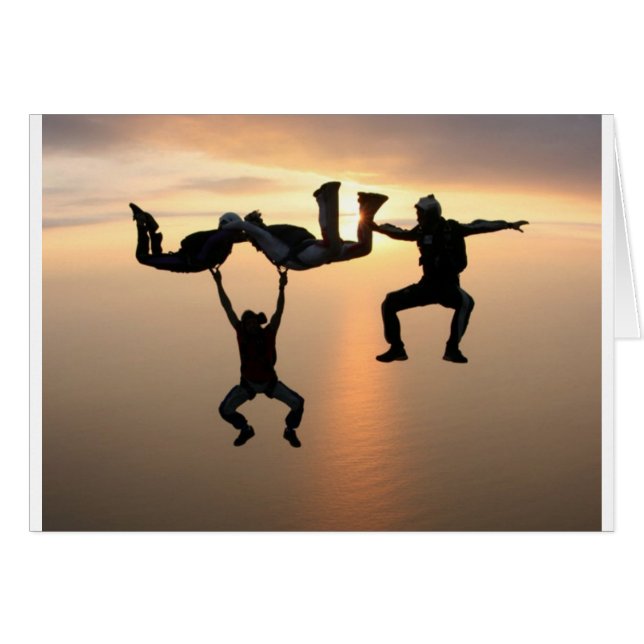 スカイダイビング (正面横)