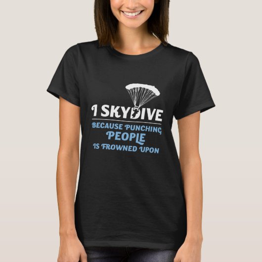 スカイダイビング6 Tシャツ (正面)