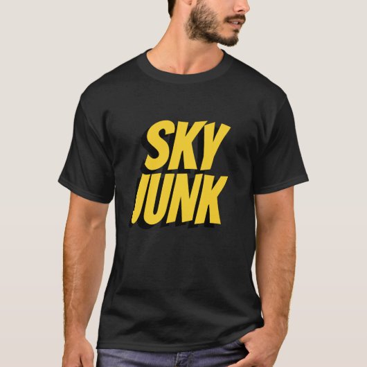 スカイダイビング おもしろ パラシュート Tシャツ (正面)