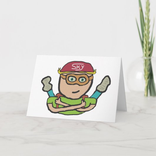 スカイダイビング カード (正面)