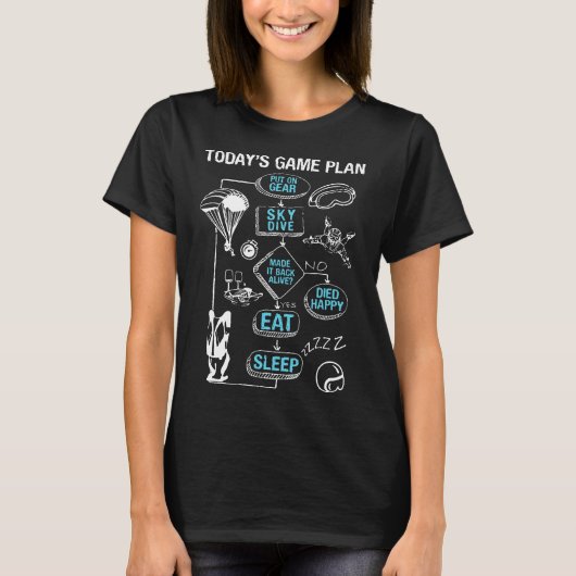 スカイダイビング ゲーム プラン Tシャツ (正面)