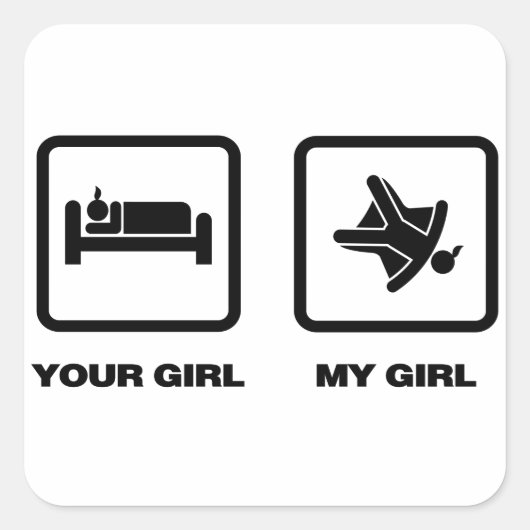 スカイダイビング スクエアシール (正面)