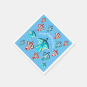 スカイダイビング スタンダードカクテルナプキン (角)