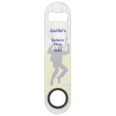 スカイダイビング バチェラーパーティー 面白いアドベンチャーテーマ スピード栓抜き (裏面)