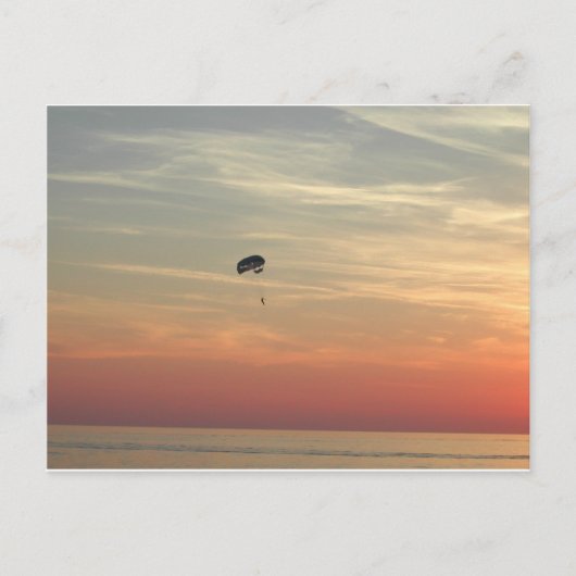 スカイダイビング ポストカード (正面)