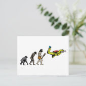 スカイダイビング ポストカード (スタンド正面)