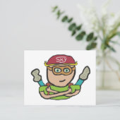 スカイダイビング ポストカード (スタンド正面)