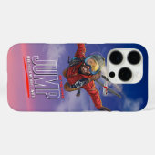 スカイダイビング - 雲の上の自由を感じる (男性用) Case-Mate iPhoneケース (裏面 (横))