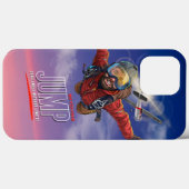 スカイダイビング - 雲の上の自由を感じる (男性用) Case-Mate iPhoneケース (裏面 (横))