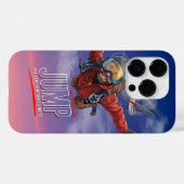スカイダイビング - 雲の上の自由を感じる (男性用) Case-Mate iPhoneケース (裏面 (横))