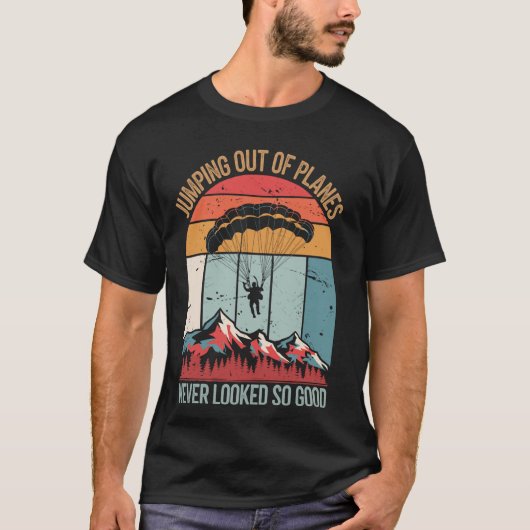 スカイダイビング Tシャツ (正面)