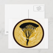 スカイダイブオープン砂漠 ポストカード (正面/裏面)