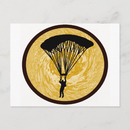 スカイダイブオープン砂漠 ポストカード (正面)