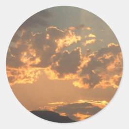 スカイダンサーのステッカー ラウンドシール