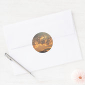 スカイダンサーのステッカー ラウンドシール (封筒)