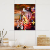 スカイダンサー先住民アメリカン ポスター (キッチン)