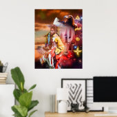 スカイダンサー先住民アメリカン ポスター (ホームオフィス)