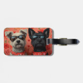 スカイテリアとハートバラバレンタインデー ラゲッジタグ (裏面横)