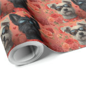 スカイテリアとハートバラバレンタインデー ラッピングペーパー (ロールコーナー)