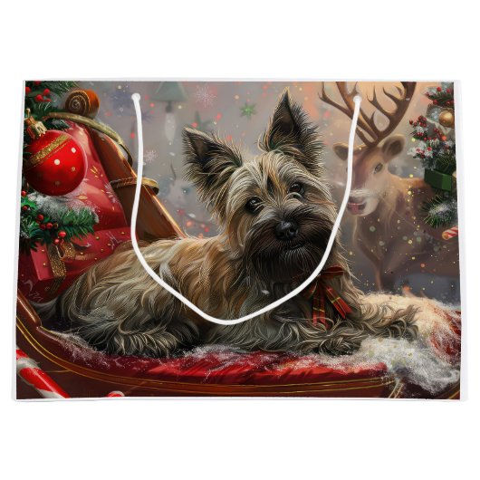スカイテリアのクリスマス ラージペーパーバッグ (正面)
