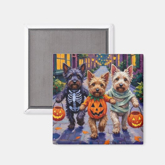 スカイテリアのハロウィンコスチューム マグネット (正面/裏面)