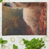 スカイテリアイン紅葉秋インスパイア キッチンタオル (折り畳み)