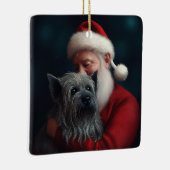 スカイテリアウィズサンタクロースフェスティバルクリスマス セラミックオーナメント (右)