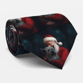 スカイテリアウィズサンタクロースフェスティバルクリスマス ネクタイ (ロール)