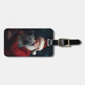 スカイテリアウィズサンタクロースフェスティバルクリスマス ラゲッジタグ (正面横)