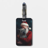 スカイテリアウィズサンタクロースフェスティバルクリスマス ラゲッジタグ (裏面縦)