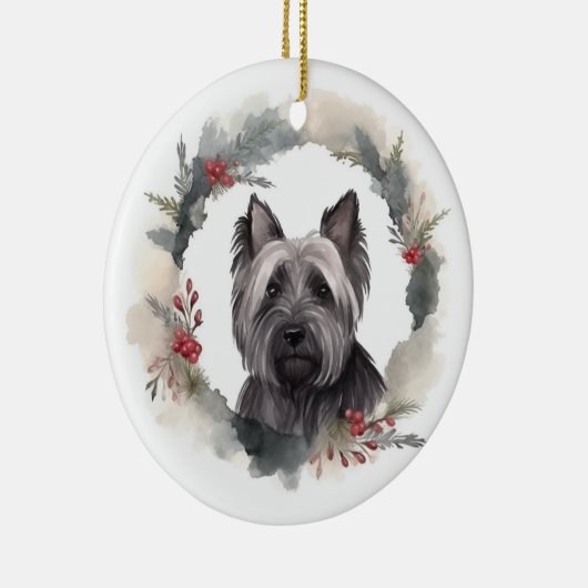 スカイテリアクリスマスリースフェスティバルカップ セラミックオーナメント (右)