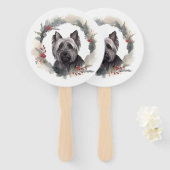 スカイテリアクリスマスリースフェスティバルカップ ハンドファン (正面&裏面)