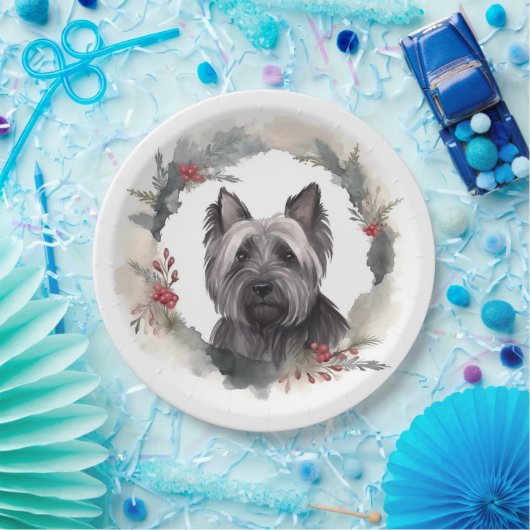 スカイテリアクリスマスリースフェスティバルカップ ペーパープレート (パーティー)