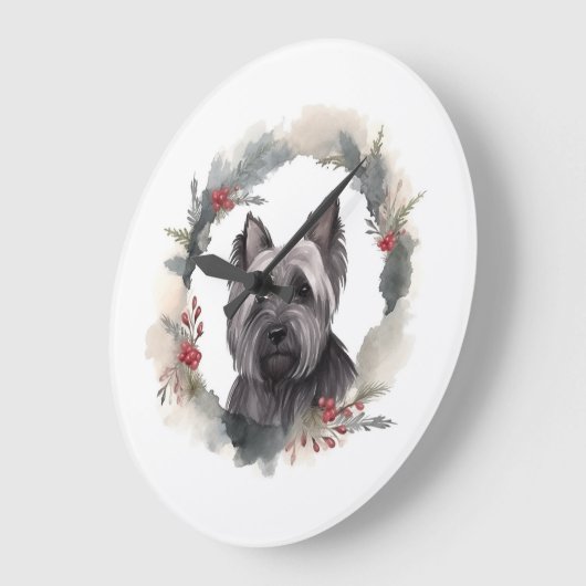 スカイテリアクリスマスリースフェスティバルカップ ラージ壁時計 (傾斜)