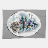 スカイテリアクリスマス キッチンタオル (横)