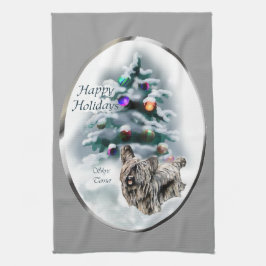 スカイテリアクリスマス キッチンタオル