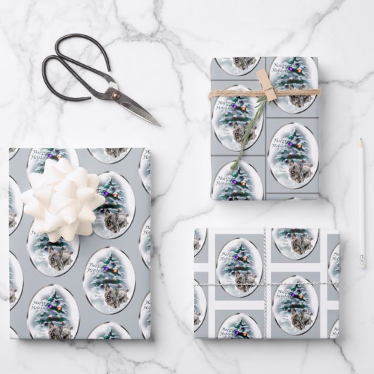 スカイテリアクリスマス ラッピングペーパーシート (正面)