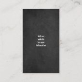 スカイテリアシルエットシャルボードスタイルバーティクル 名刺 (裏面)