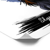 スカイテリアドッグポートレート |ペットポートレート ポスター (角)