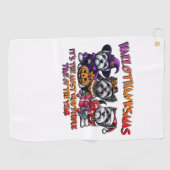 スカイテリアハロウィンサンクスギビングクリスマスクラス ゴルフタオル (横)