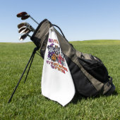 スカイテリアハロウィンサンクスギビングクリスマスクラス ゴルフタオル (グリーン)